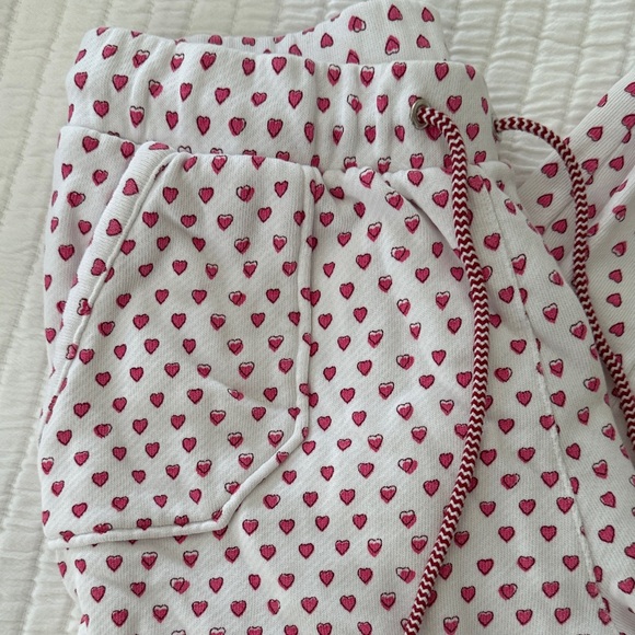 Roller Rabbit Pink Heart Sweatpant Set - Picture 4 of 5